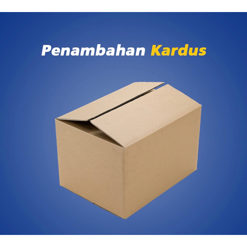 

KARDUS PENAMBAHAN EXTRA PACKINGAN PELINDUNG PAKET