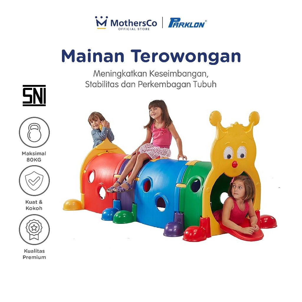 Parklon Mainan Terowongan Anak | Caterpillar Tunnel | Taman Bermain Anak | Mainan Anak Merangkak