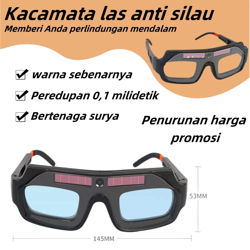 Mine_basty - Kacamata Welding Otomatis Kaca Mata Las Listrik Safety