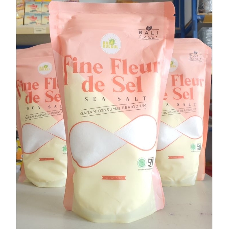 

Bali Kulkul Fine Fleur De Sek Sea Salt 500Gr / Garam Sea Salt / Garam Sea Salt Halus