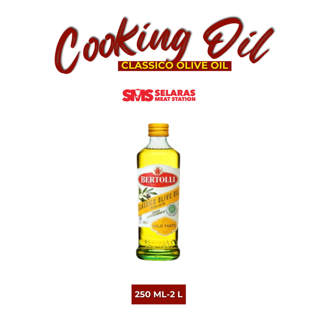 

Bertolli Classico Olive Oil Minyak Zaitun 250 ml-2 liter Tangerang Selatan