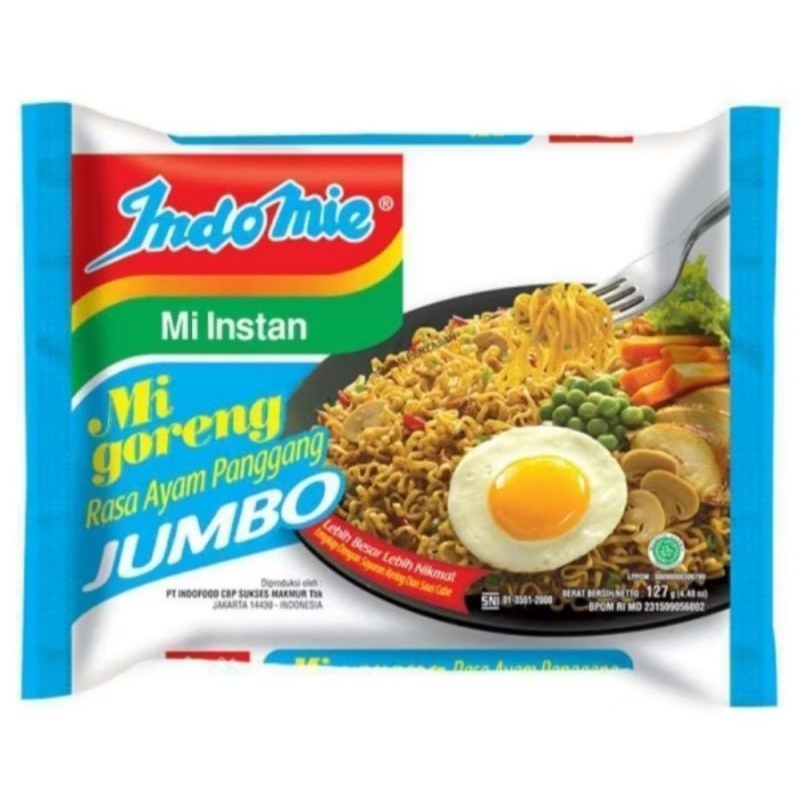 

INDOMIE Goreng Jumbo Ayam Panggang 1 Bungkus