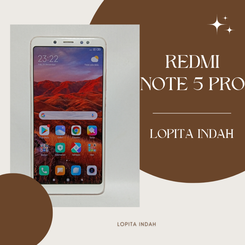 Xiaomi Redmi Note 5 Pro - Ram 4GB Internal 64GB Second murah