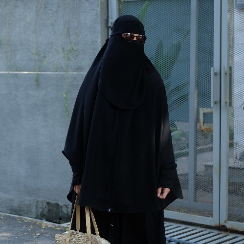 Afifaat | Alifa Khimar Non Pad Syari Bahan Fursan Free Niqab