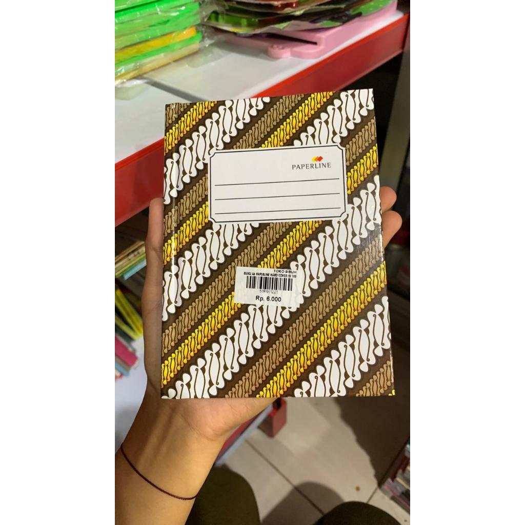 

buku a6 paperline hard cover isi 100