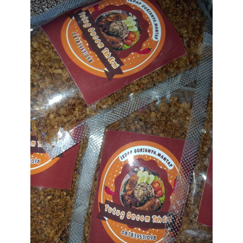 

Bumbu tabur Tutug oncom sedap gurih mantap (100gr)