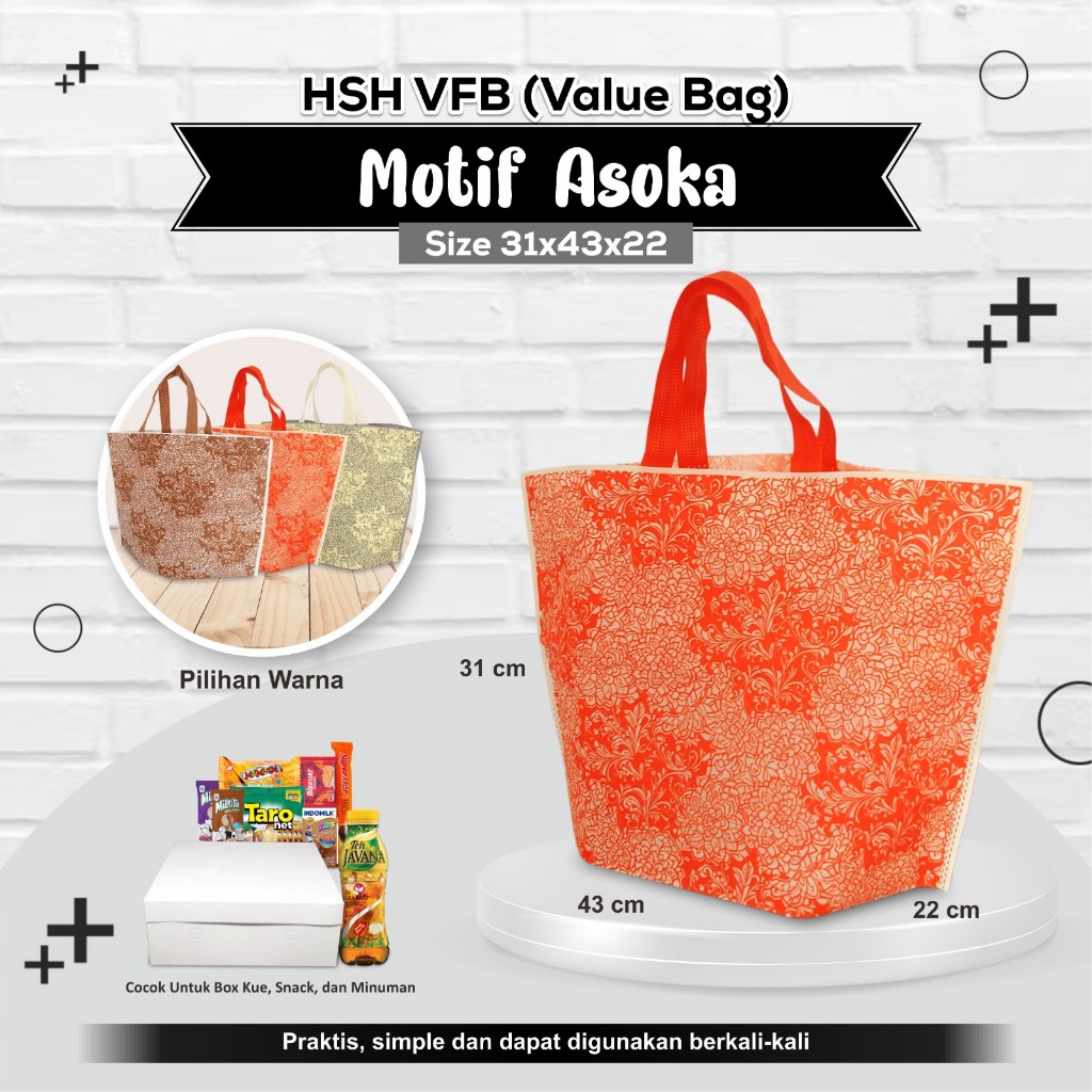 

[GROSIR] Tas Besek Spunbond Tas Kotak Nasi Tas Selamatan Box Nasi 20x20 Tas Hajatan Motif Tas Spunbond 31x43x22