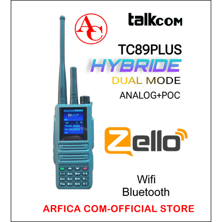 JUAL HT TALKCOM TC89 TC 89 PLUS UHF POC HYBIRD - HT POC TALKCOM TC89 PLUS UHF 400