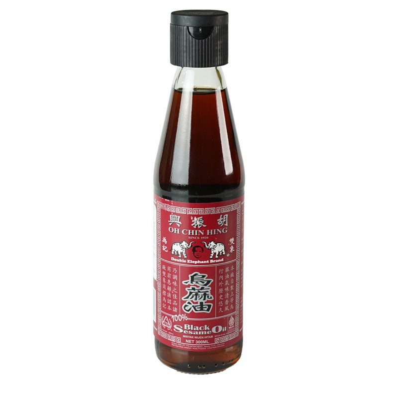 

Double Elephant Black Sesame Oil 300ml Minyak Wijen Hitam
