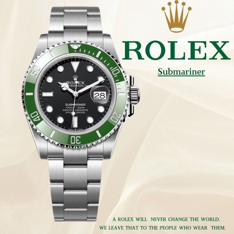 Rolex submariner otomatis Tahan Air Jam Tangan  pria  M126610LN-0001 M126610LV-0002 41mm