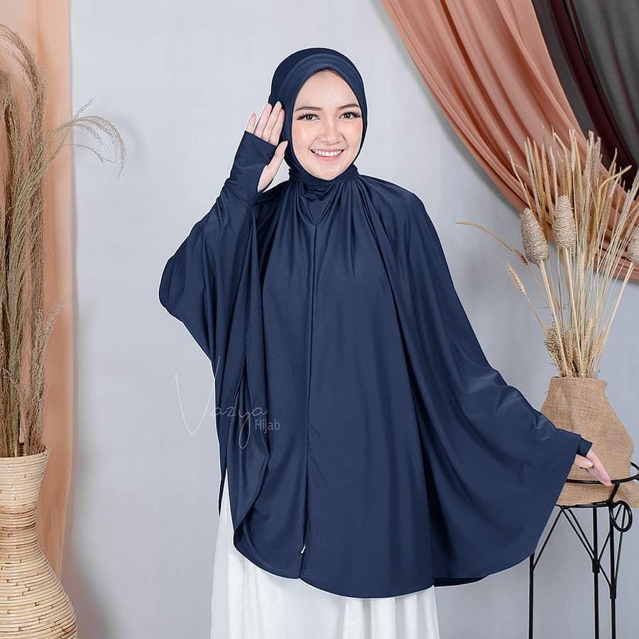 Jilbab Lengan Khania 4in1 // Khimar Instan Lengan Syar’i Cadar Murah
