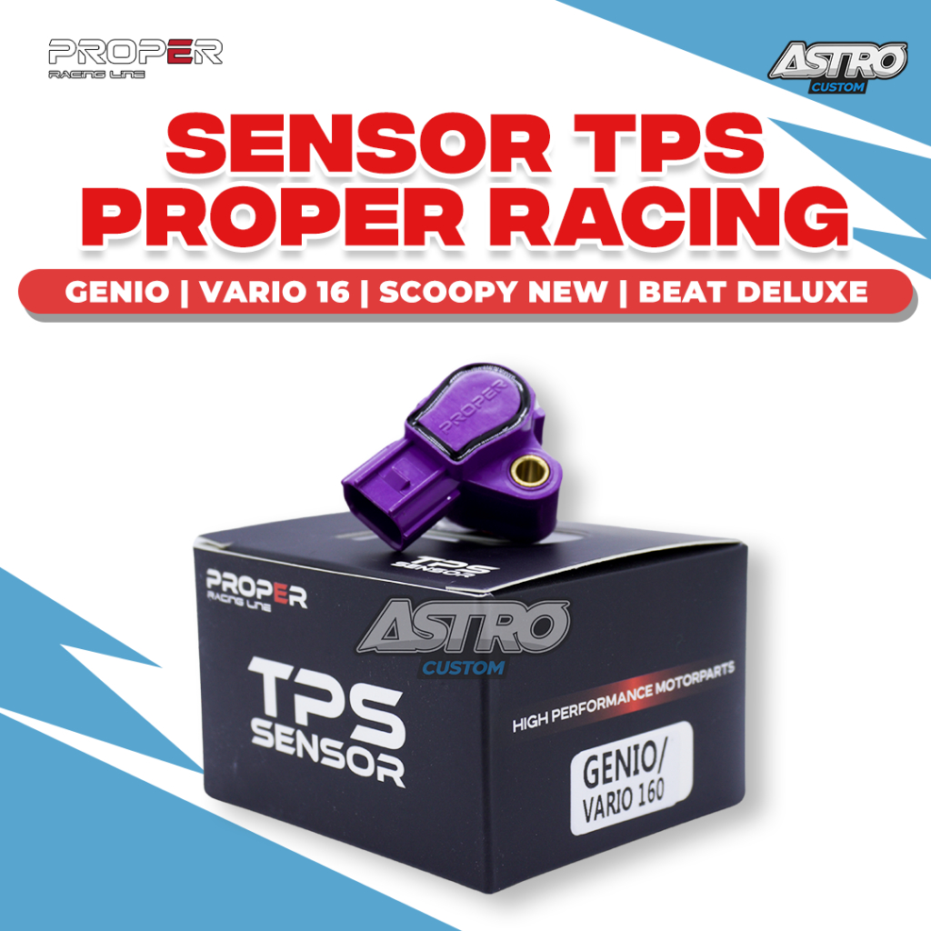 Sensor TPS PROPER Genio Beat Fi ESP Deluxe Street Scoopy Fi Vario 160 Stylo 160 Racing