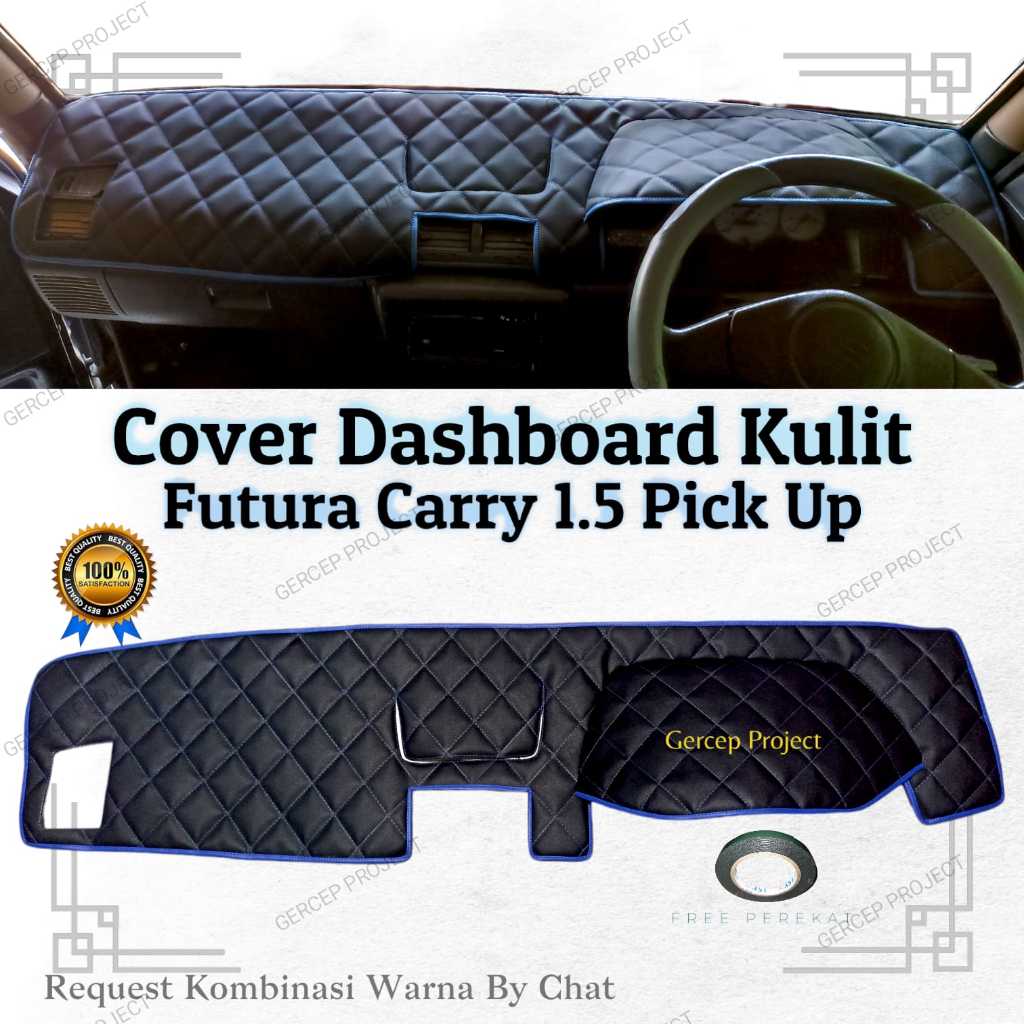 Cover Alas Dashboard Suzuki Carry Futura 1.5 Pick Up Mobil Pelindung Dasbor Kulit Aksesoris Interior