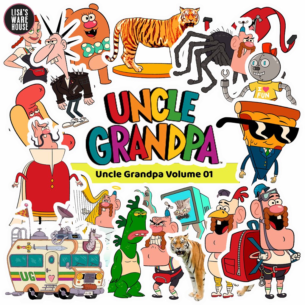 

Sticker Uncle Grandpa Volume 01