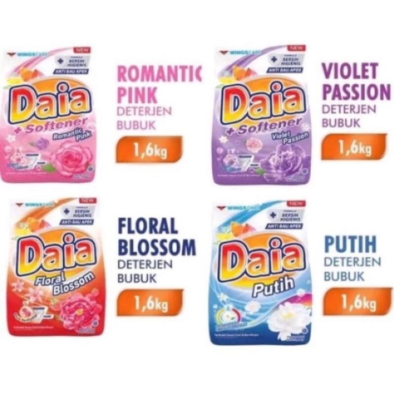 Ay00 (1,5 kg) daia deterjen bubuk jumbo