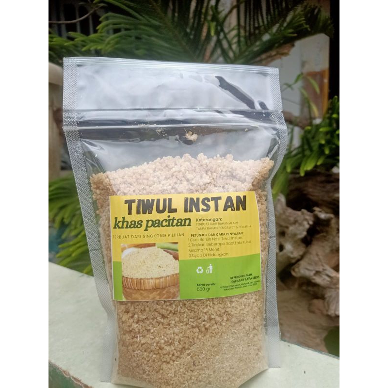 

TIWUL INSTAN KHAS PACITAN/NASI TIWUL INSTAN500GR..