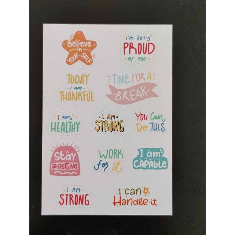 

STICKER QUOTES MURAH DAN LUCU