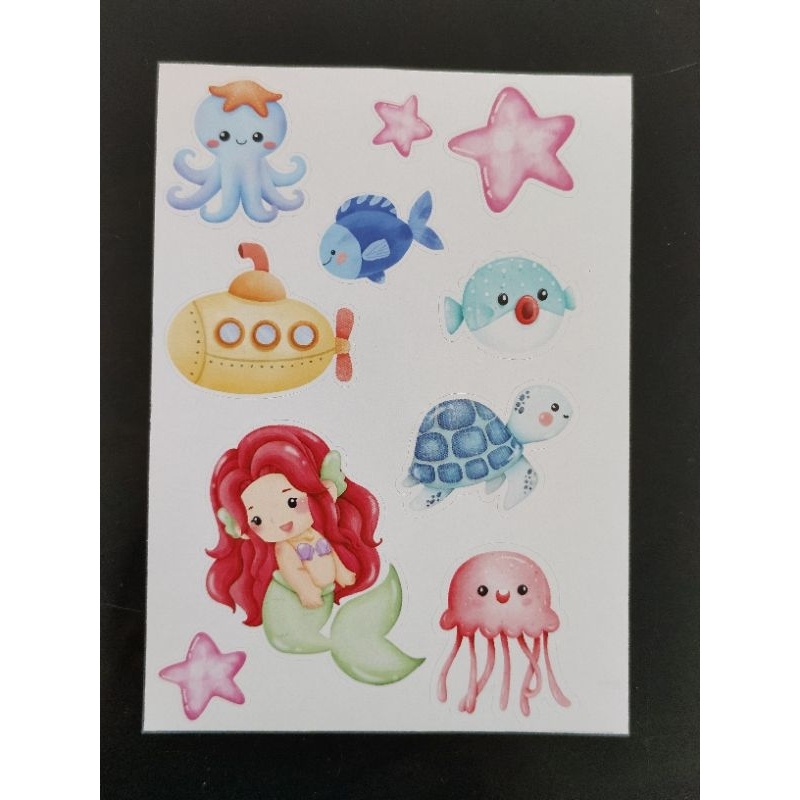 

STICKER MERMAID UNDER THE SEA MURAH DAN LUCU