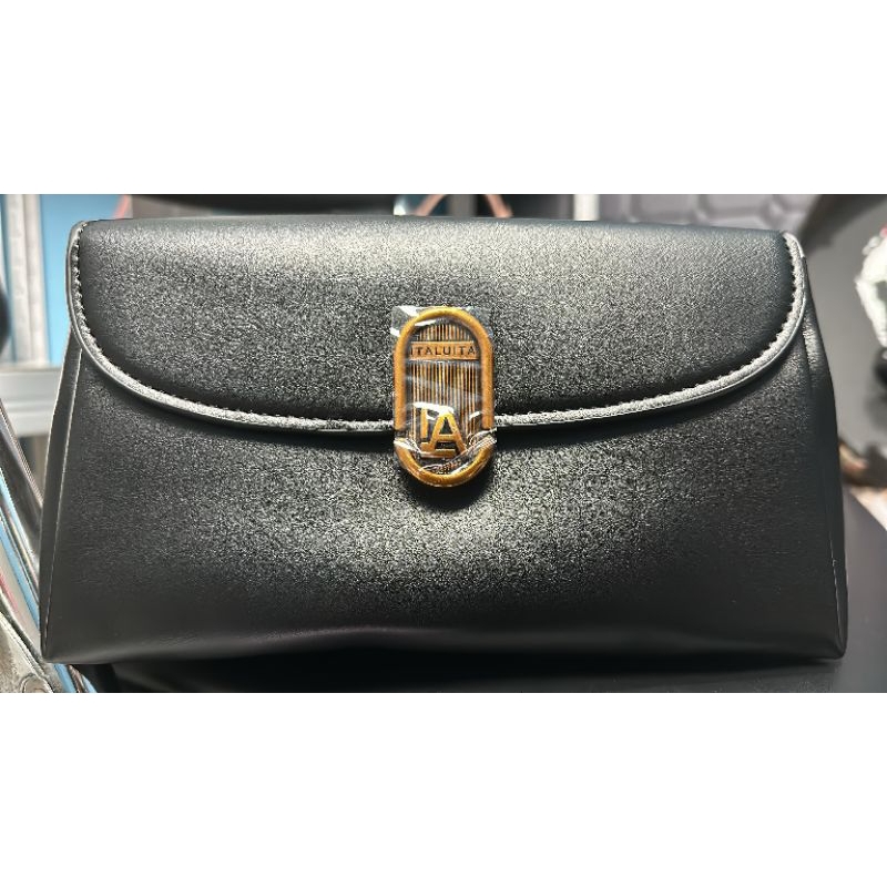 ELVINA_ Tas IMPORT ITALUITA ORIGINAL BLACK