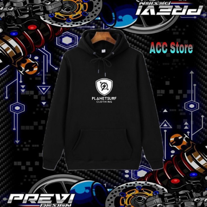 Terlaris Free  Hoodie Text Putih Planet Surt 03 Sweater Distro Terbaru Jaket Termurah Pakaian Pria W
