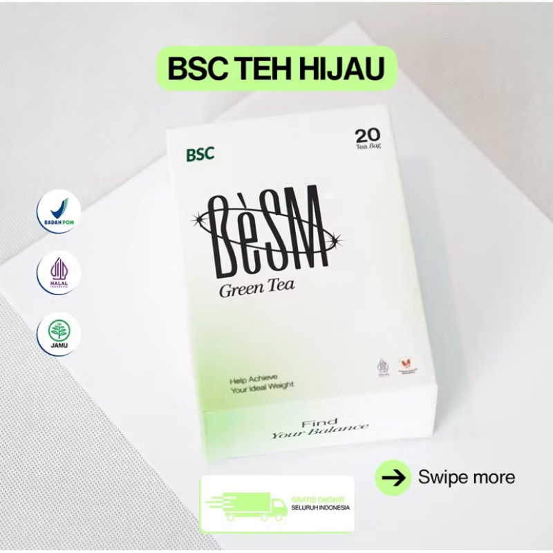 

BeSM | BSC | Teh diet detoks | Green tea - isi 20 bags