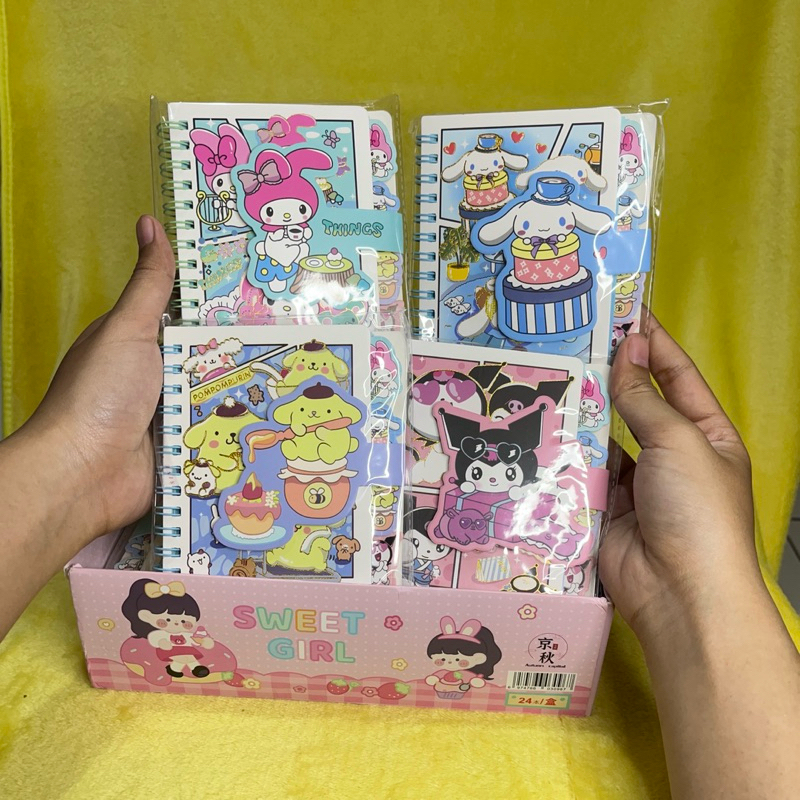 

NOTEBOOK BUKU TULIS CATATAN DIARY MINI KECIL SANRIO
