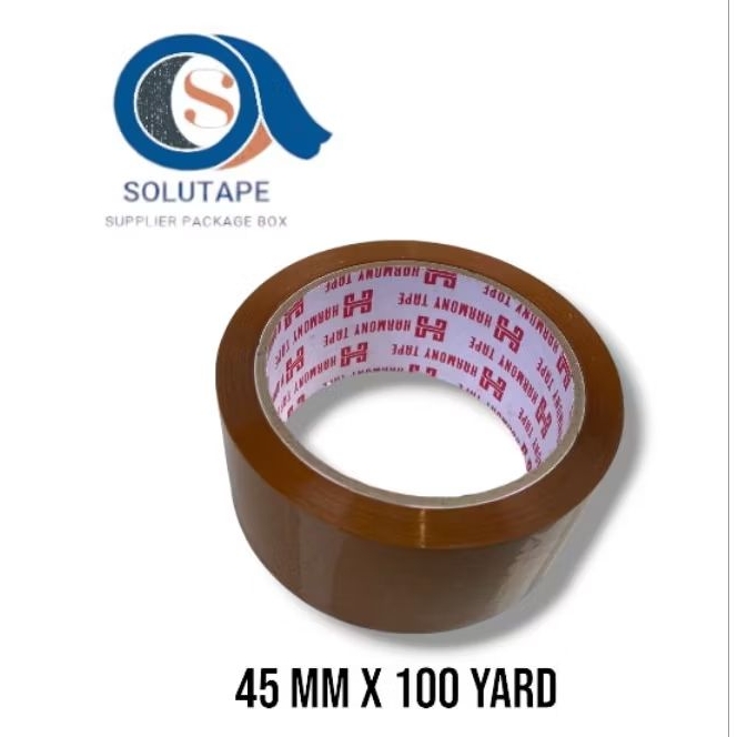 

Solasi Coklat Harmony 45mm x 100 Yard - Daya Rekat Tinggi dan Kuat