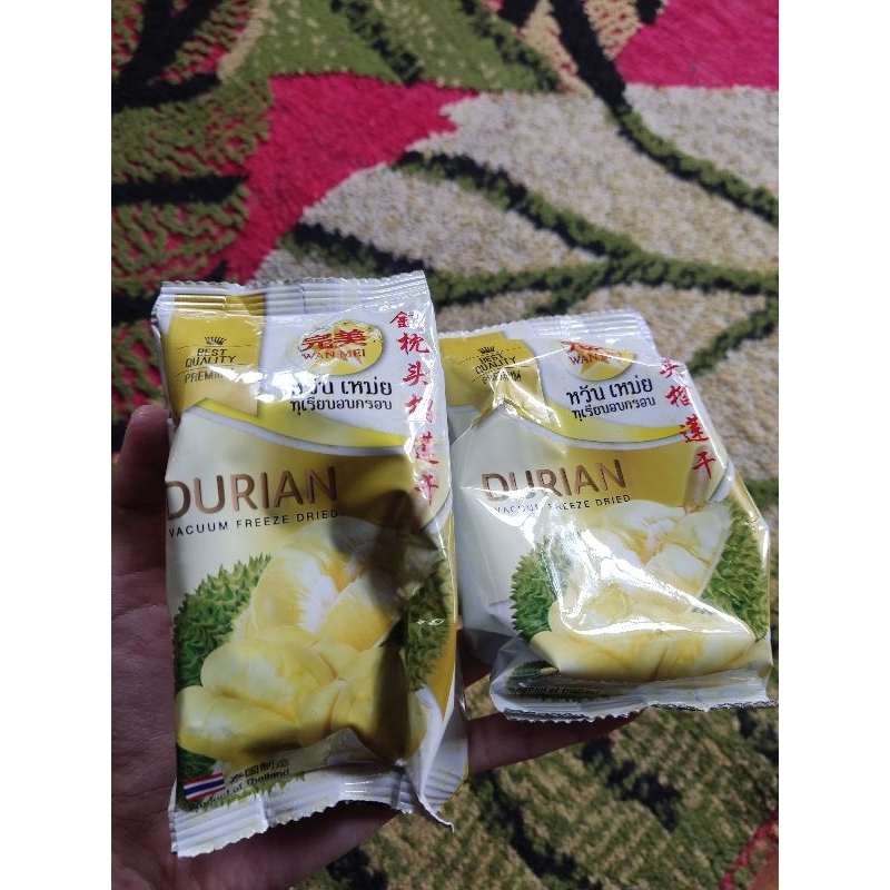 

*keripik durian