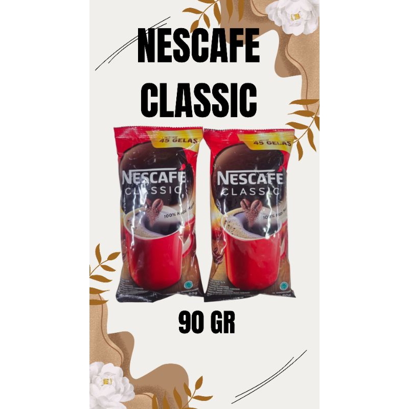 

NESCAFE CLASSIC 100% KOPI BUBUK 90GR reffil