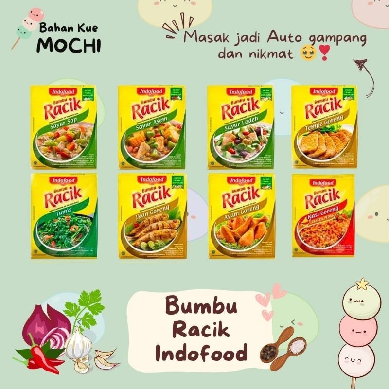 

INDOFOOD Bumbu Racik Instan Aneka Varian 20gr