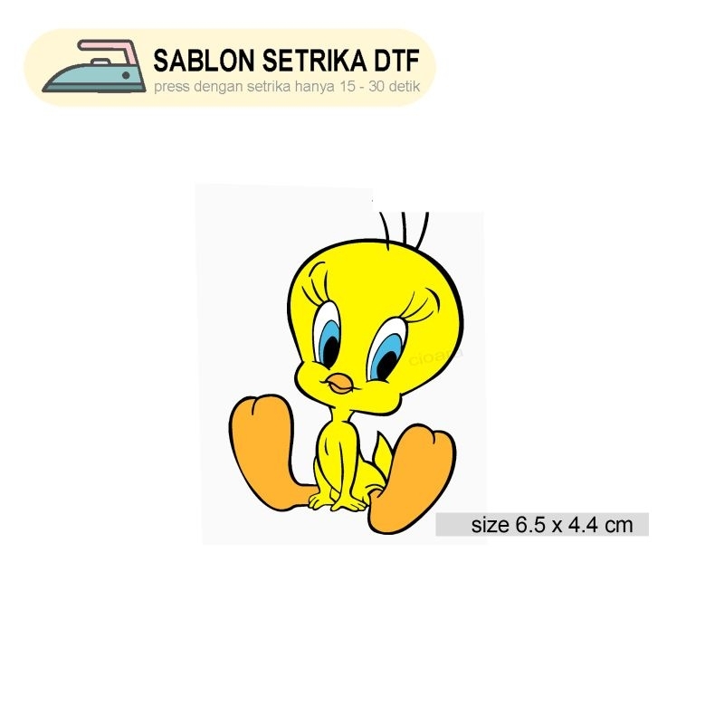 

Stiker Sablon Kartun Tweety