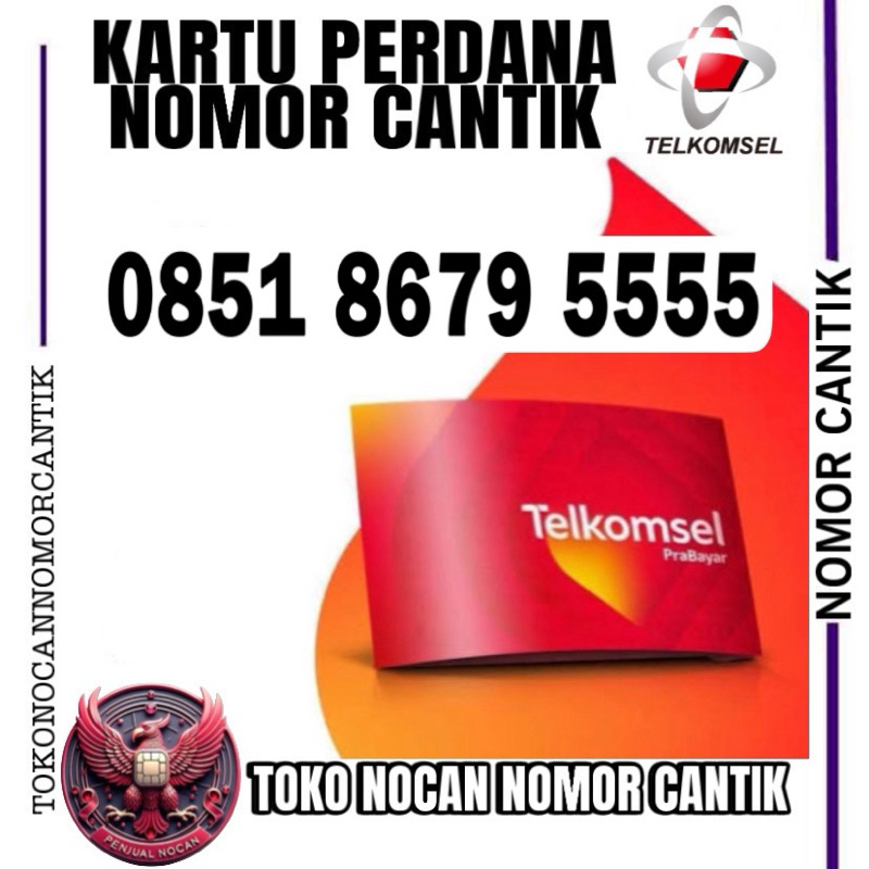 KARTU PERDANA TELKOMSEL NOMOR CANTIK QUARTER 5555