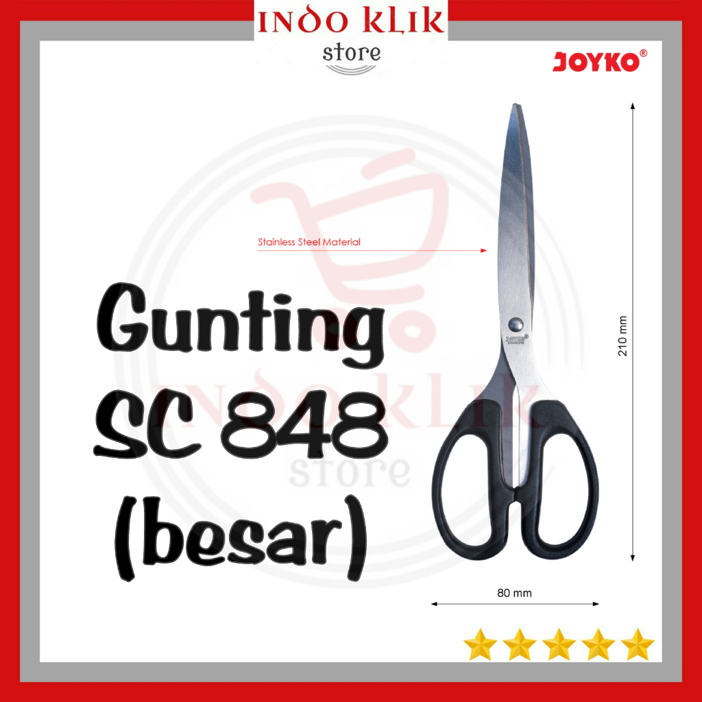 

Gunting Besar Joyko SC-848 / Scissors Big SC 848 / Gunting Kertas Panjang SC848