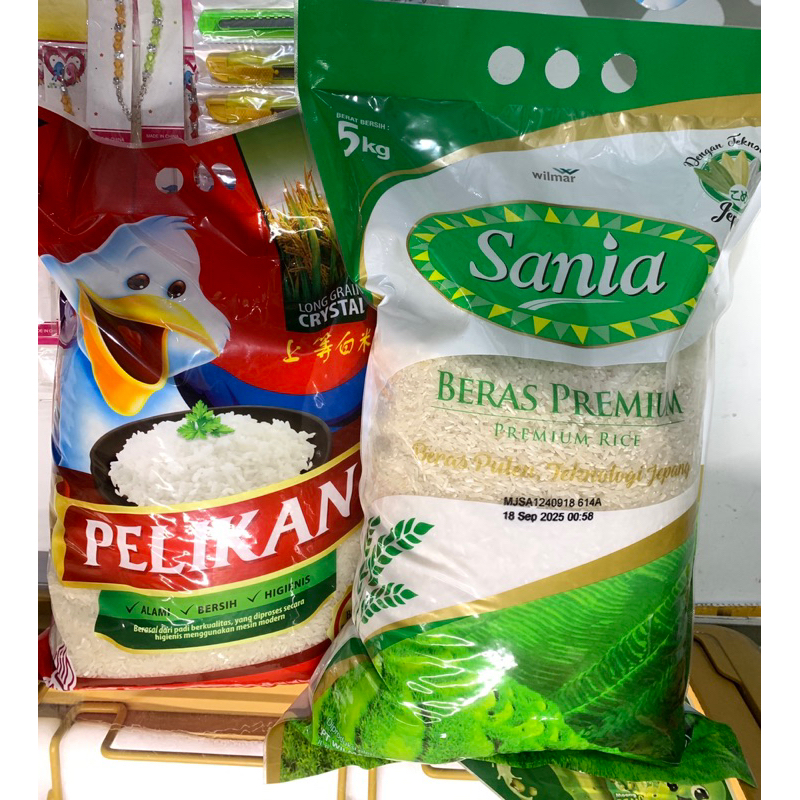 

PROMO!! Beras Sania & Beras Pelikan (5kg x 2 pcs)