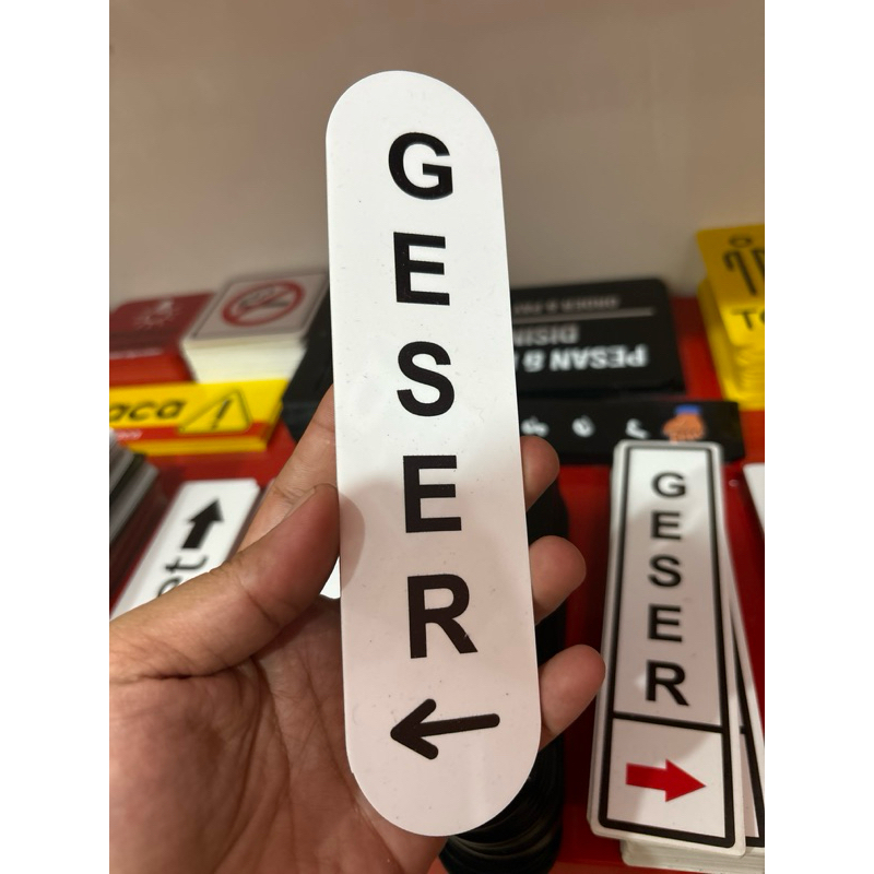 

ready stok tulisan geser bahan acrylic