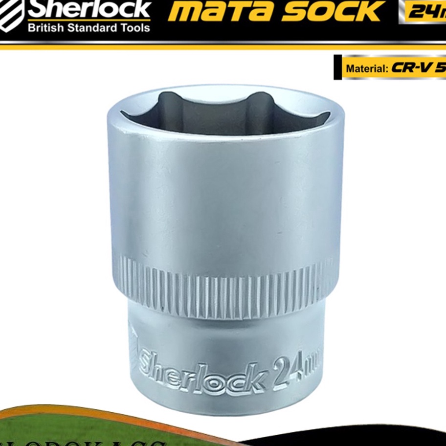 Kunci Shock 24 mm 6 PT  Sherlock Mata SokSock 12 inch