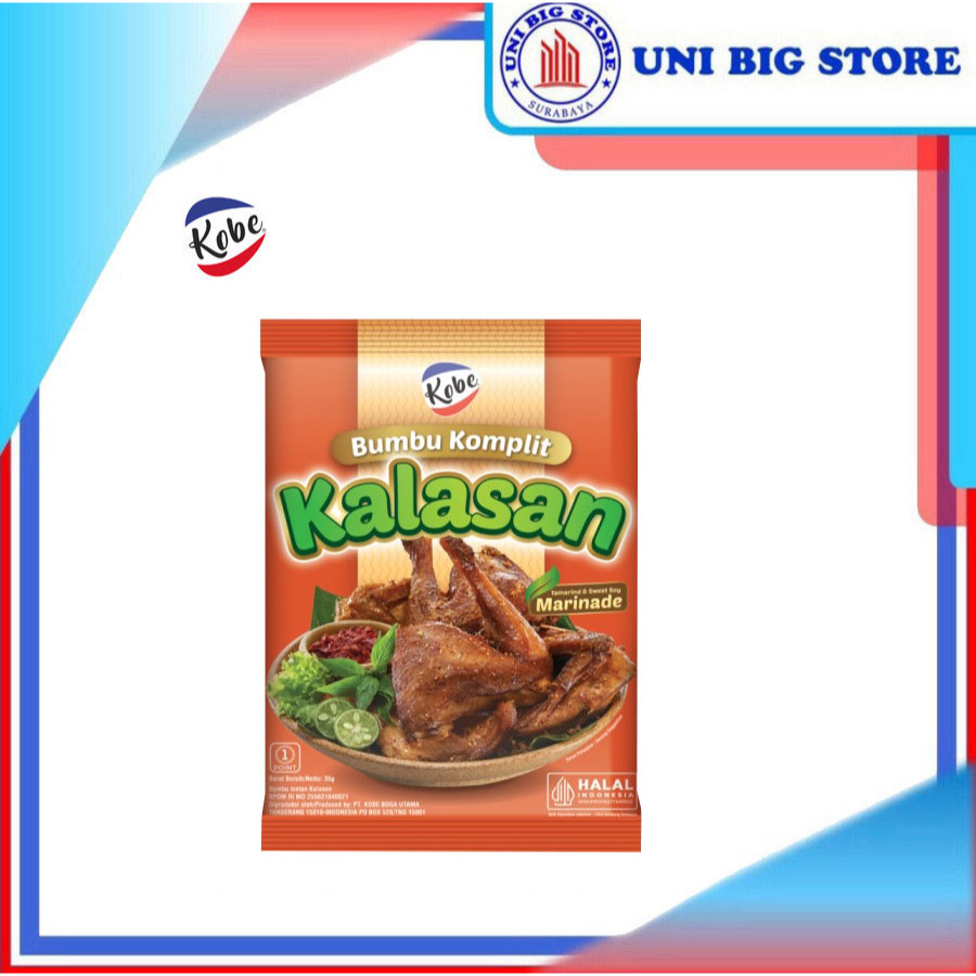 

Kobe Bumbu Komplit Ayam Kalasan 35 gr Sachet