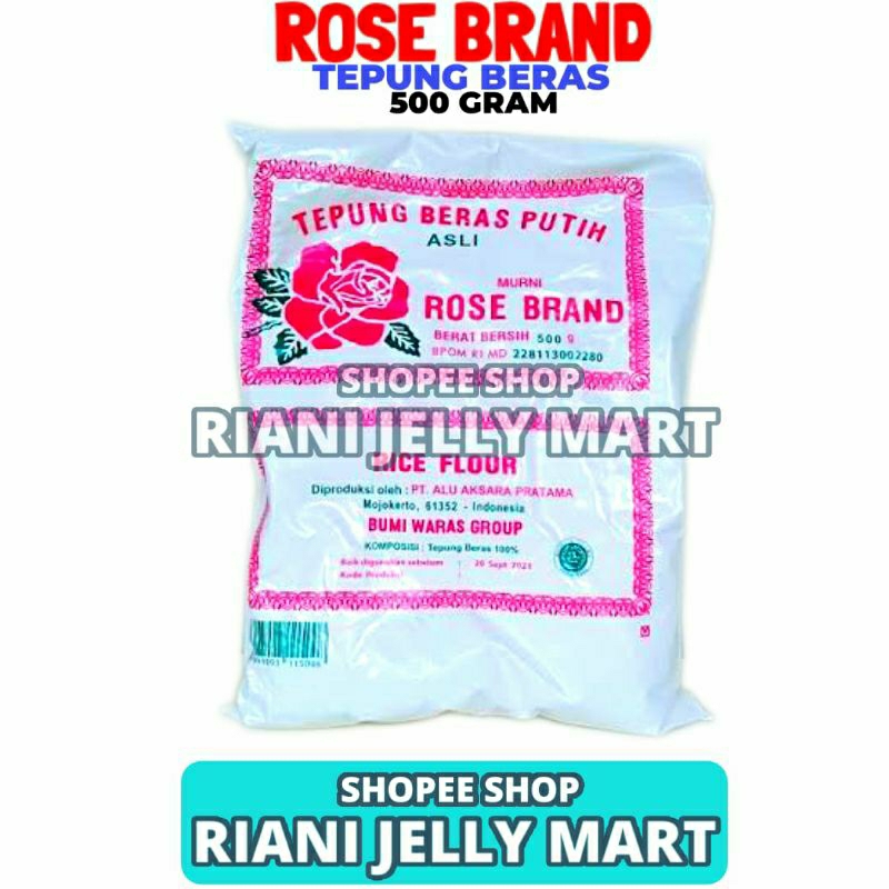 

Tepung Beras Rose Brand 500gr