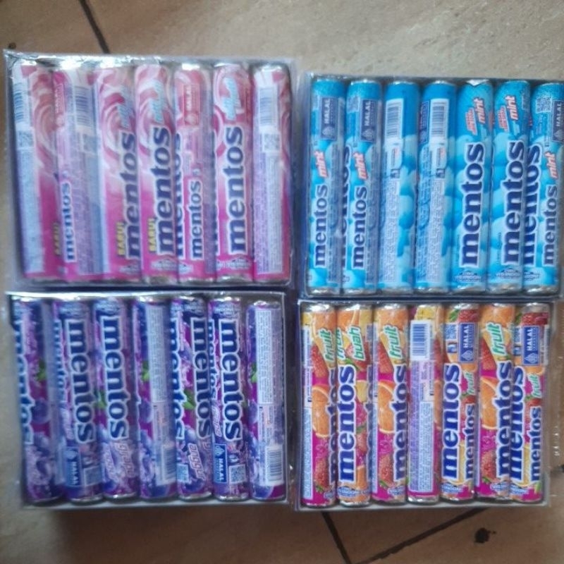 

Permen Mentos Roll Grapes Tutti Frutti Mint Fruit Buah