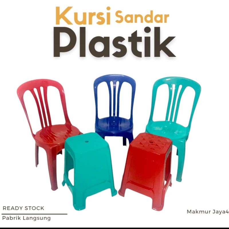 Kursi Plastik - Kursi Plastik Senderan / Kursi Napolly sandaran