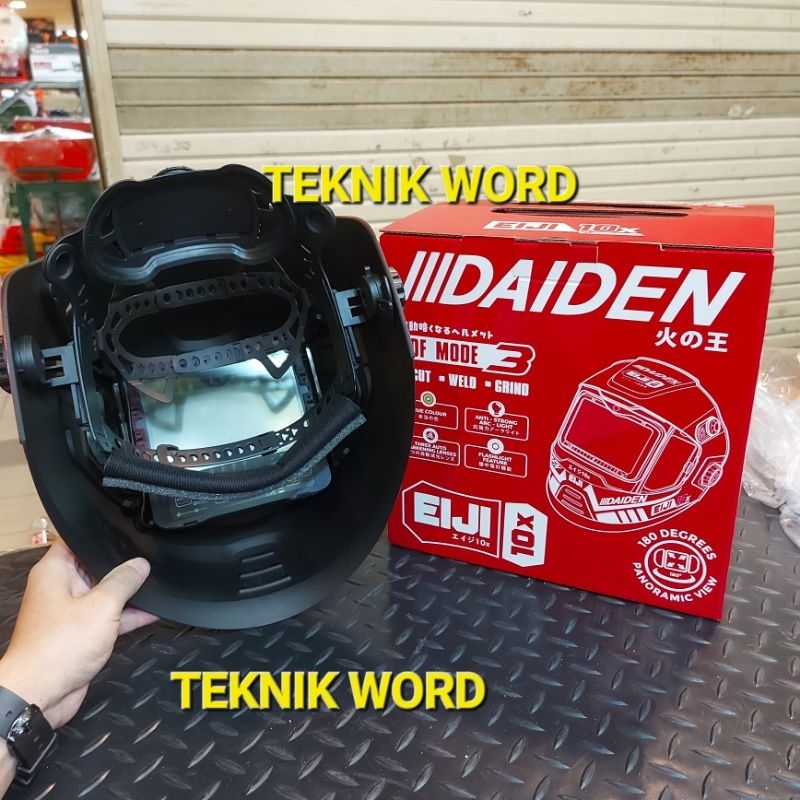Helm Las Otomatis Daiden Sho Ji 8000 Kedok Las Otomatis Daiden Sho Ji 8000 Merah Topeng Las Daiden