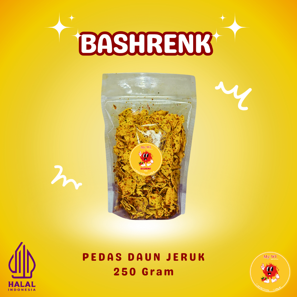 

250GR BASRENG KOIN PEDAS GURIH DAUN JERUK CIKRUH MY.WI SNACK