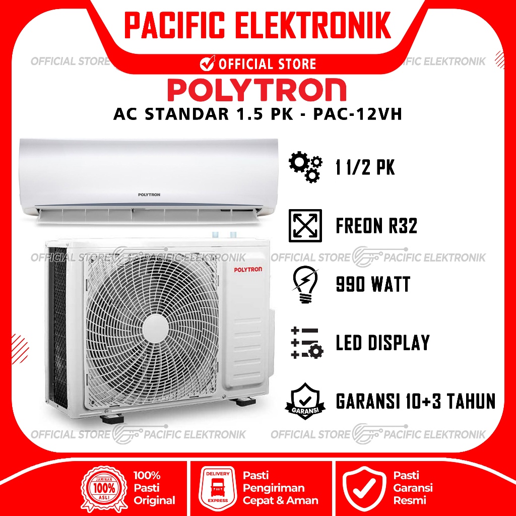 AC Polytron Deluxe 1.5PK PAC 12VH / PAC12VH