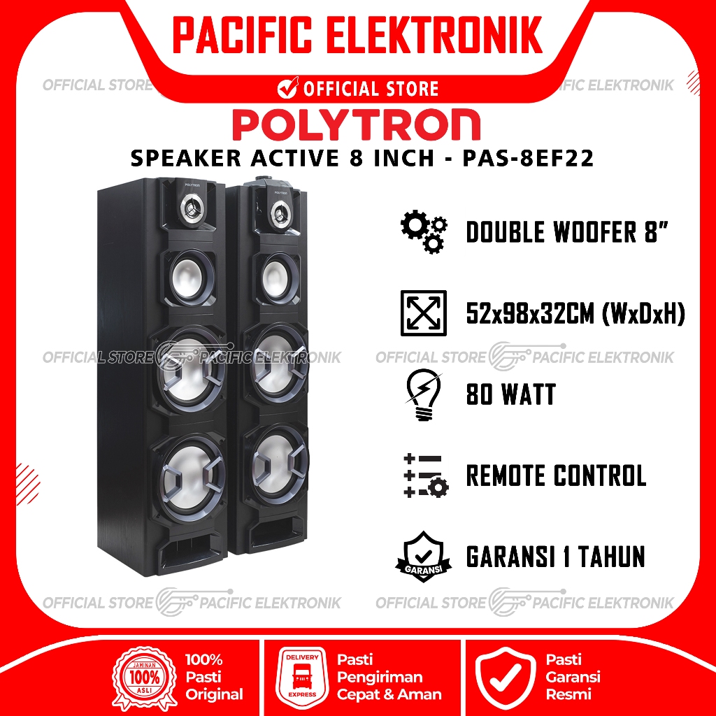 Speaker Active Polytron PAS 8EF22 / PAS8EF22