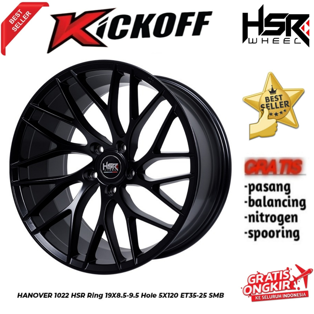 VELG ELEGAN RING 19 TIPE HANOVER HSR UNTUK MOBIL BMW