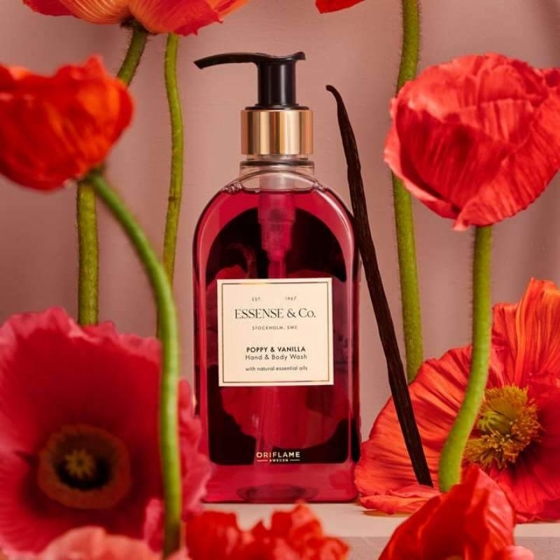 essense& co poppy vanilla hand body wash 300 ml 45799
