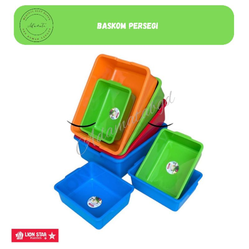 Baskom segi Lion Star Square Basin