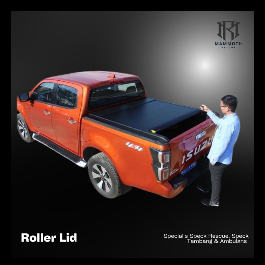 Barang ready termurah roller lid / rollerlid / tutup bak isuzu dmax