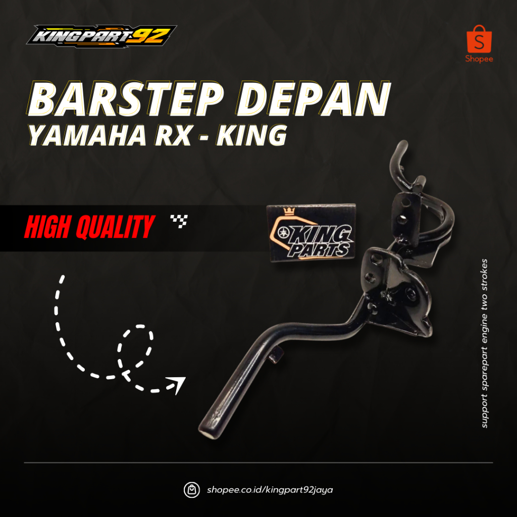 Besi Barstep Footrest Depan Rx King Rxking Rxk Peredam 2007 - 2008 Copy Original