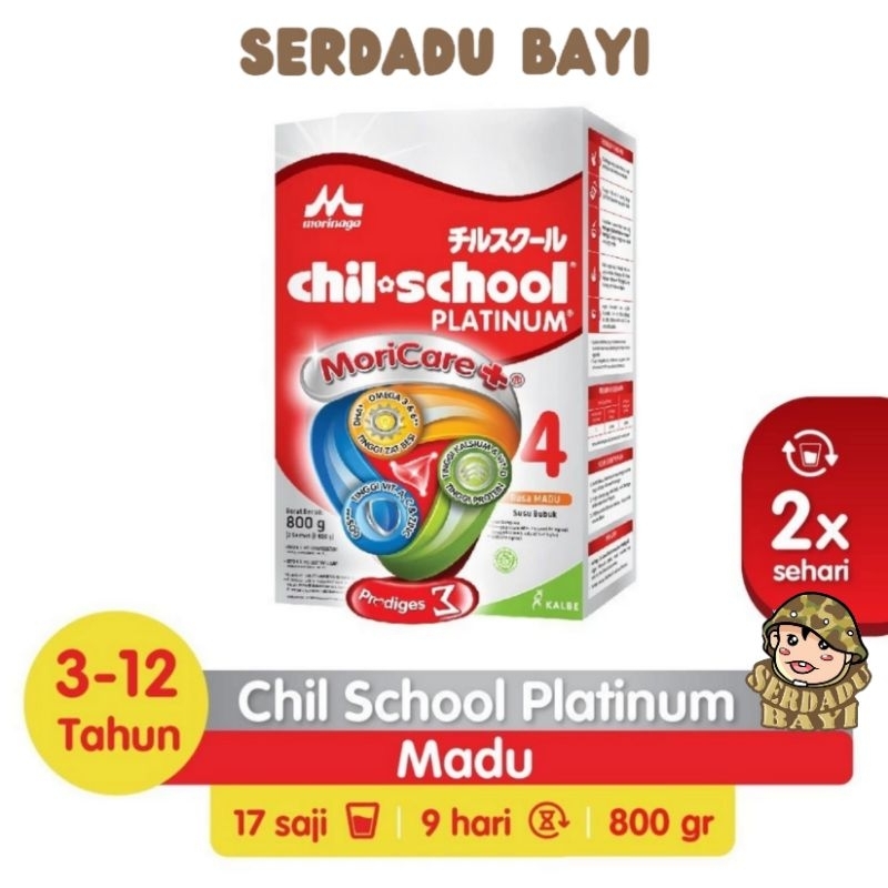 

Morinaga Chil School Platinum Madu 800 gram